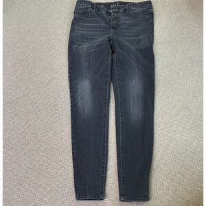 White House Black Market Charcoal Skinny Jeans